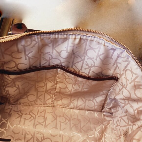 CALVIN Klein  Dome Satchel  Wide Zip Top Opening  Roomy interior - Picture 7 of 14